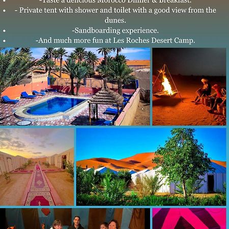 Les Roches Desert Camp Merzuga Kültér fotó
